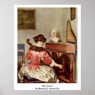 Póster O concerto por Borch D.J. Gerard Ter