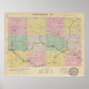 Póster O Condado de Chautauqua, Kansas