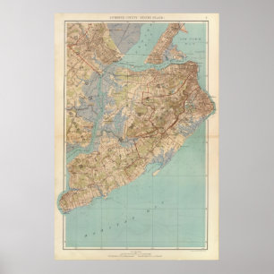 Póster O Condado de Richmond e Staten Island