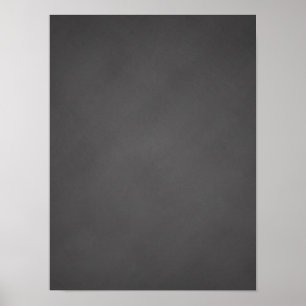Poster O conselho de giz cinzento do preto do fundo do