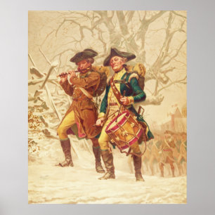 Poster O Continentals por Frank Blackwell Mayer 1875