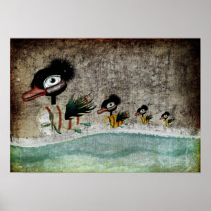 Póster O conto de fadas O Patinho Feio