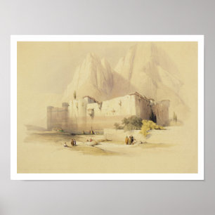 Póster O convento de St. Catherine, monte Sinai, Februar