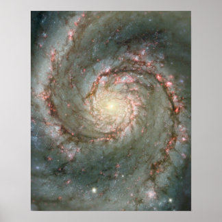 Poster O Coração da Galáxia Whirlpool