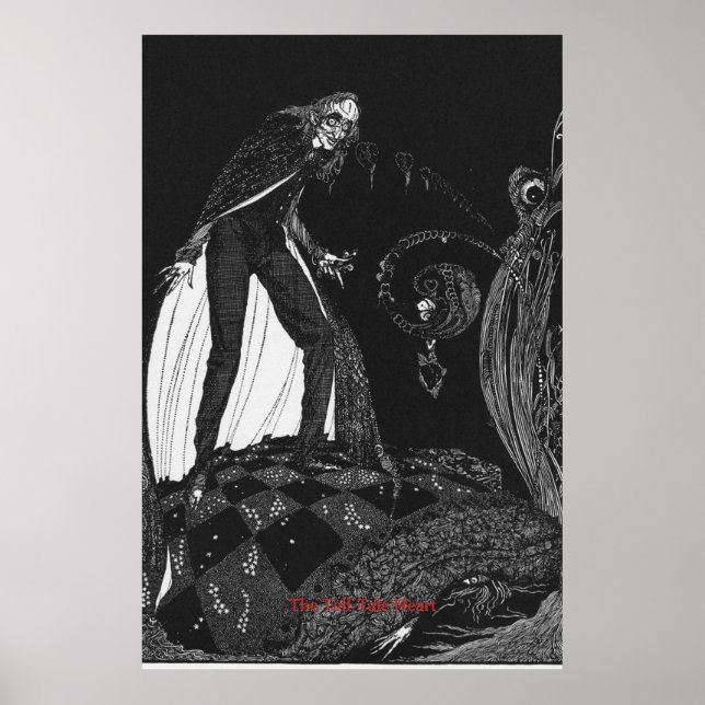 Póster O Coração de Contos de Harry Clarke (Frente)