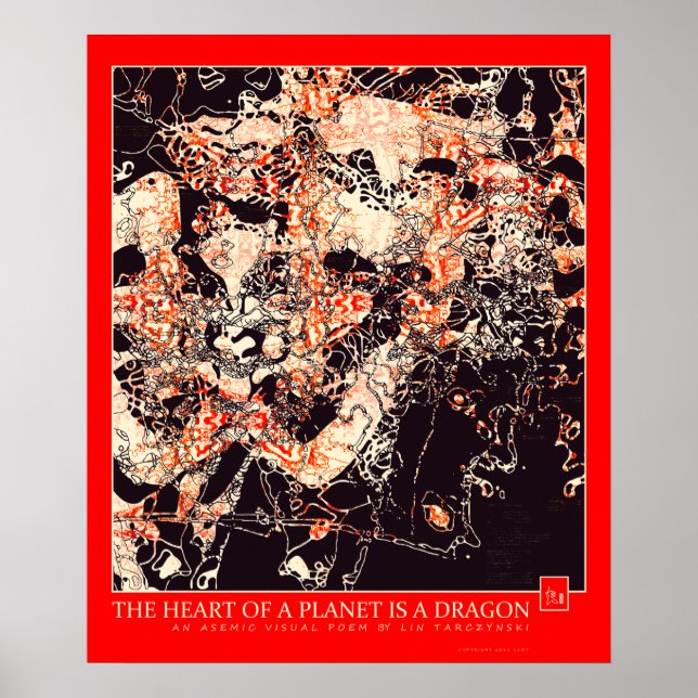 Póster O coração de um planeta é um dragão, V. 2 (Frente)