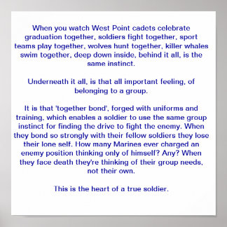 Póster O coração de um verdadeiro soldado