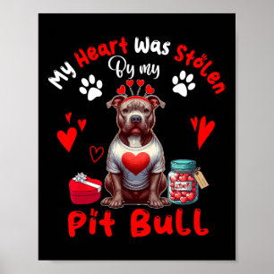 Poster O Coração Foi Roubado Pelo Meu Dono de Cachorro Pi