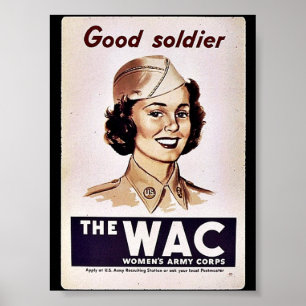 Poster O corpo do exército das mulheres de Wac
