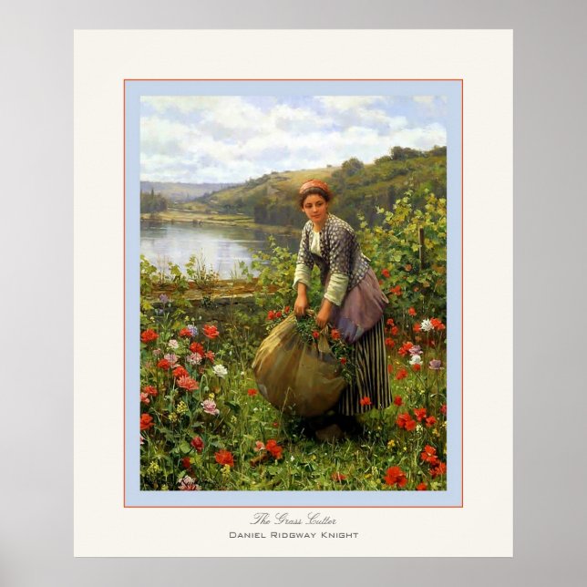 Póster O Cortador de Grass ~ Daniel Ridgway Knight (Frente)
