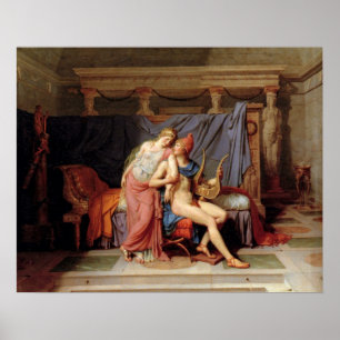 Póster O corte de Paris e de Helen