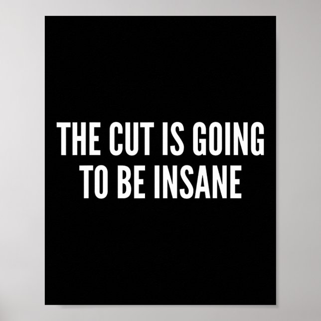 Poster O Corte Vai Ser Uma Malhação Engraçada. (Frente)