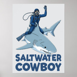 Poster O Cowboy de Água Salgada