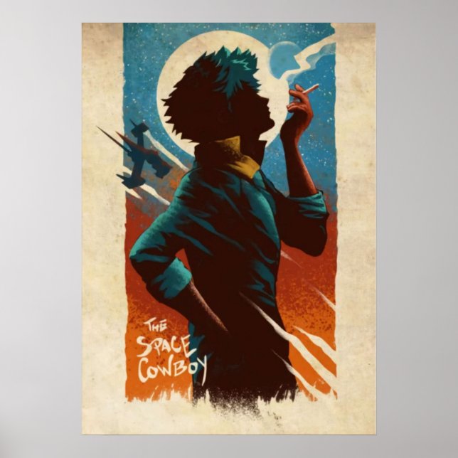 Poster O cowboy espacial (Frente)
