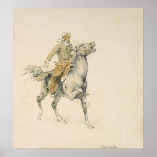 Poster O Cowboy, Frederic Remington