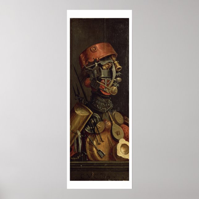 Poster O cozinheiro (óleo no painel) (Frente)