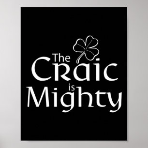 Poster O Craic Pode Ser Uma Rua Bela Irlandesa.