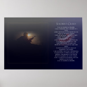 Poster O credo do soldado