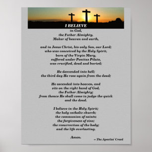 Poster O Credo dos Apóstolos