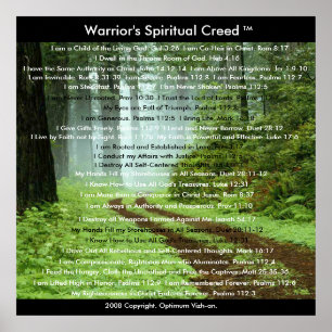 Póster O credo dos guerreiros por WarriorsCreed