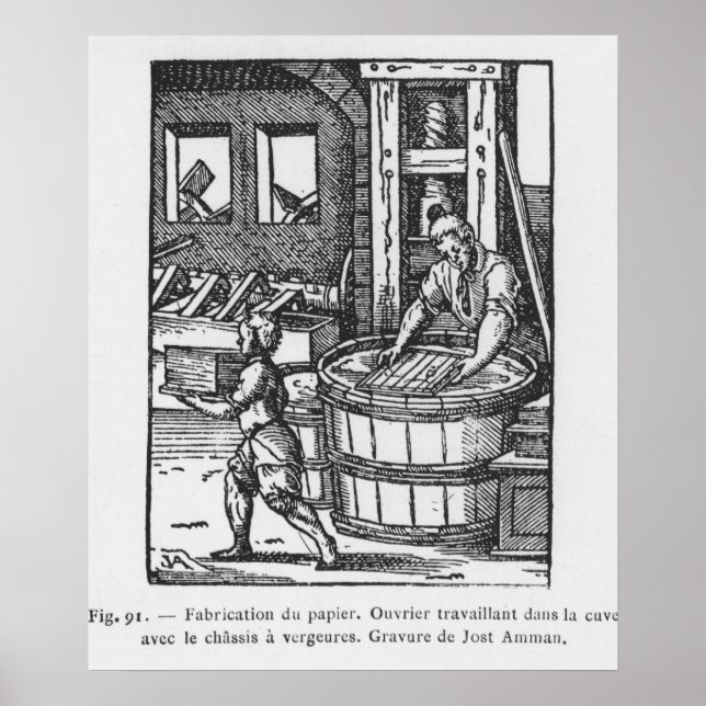 Póster O criador de papel (Frente)