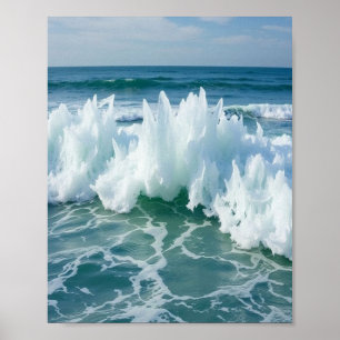 Poster O Cristalino Cume: Uma Síntese Surrealista de Froz