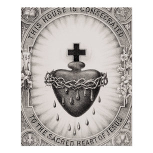 Póster O Cristo de Jesus mais sagrado