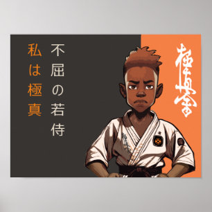 Poster O Cubo Kyokushin - Um Futuro Rikishi Desperta