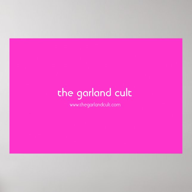 Poster o culto da garland (Frente)