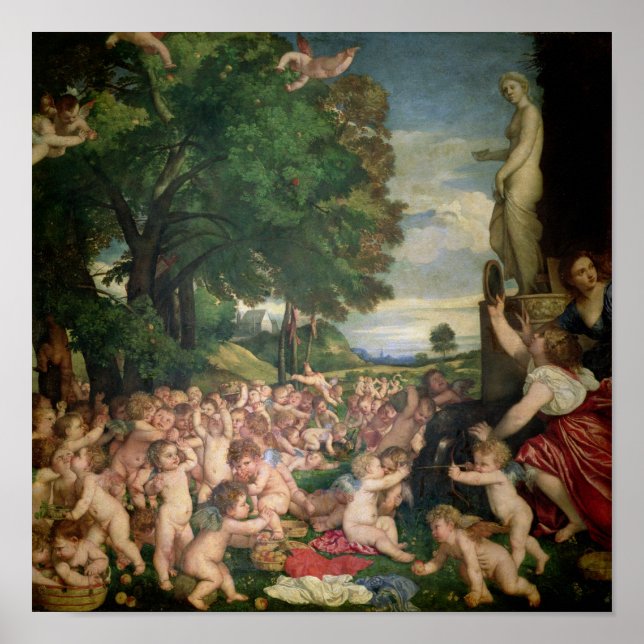 Póster O Culto de Vênus, 1519 (Frente)