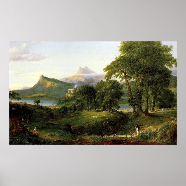 Póster O Curso de Império, o Arcadiano ou o Pastoral (Frente)