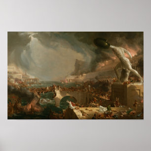 Poster O Curso do Império: Destruição (1836) — Thomas
