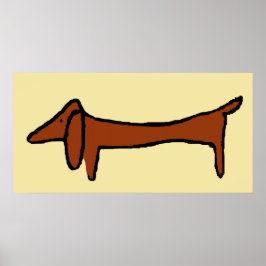 Póster O Dachshund