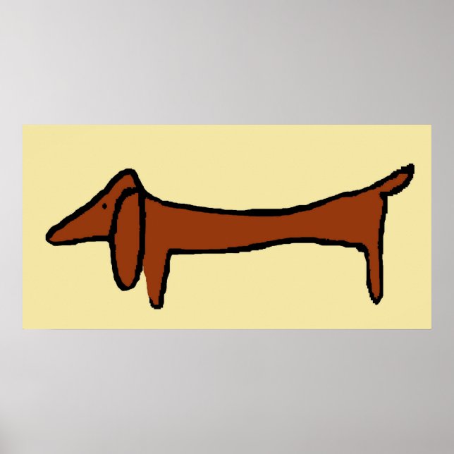 Póster O Dachshund (Frente)