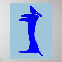 Poster O Dachshund do Cão Azul