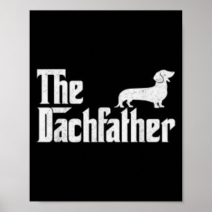 Poster O Dachshund Presentes engraçados de cachorro Wiene
