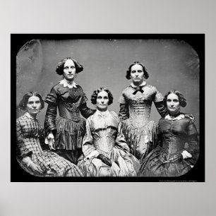 Póster O Daguerreotype 1845 das irmãs de Clark