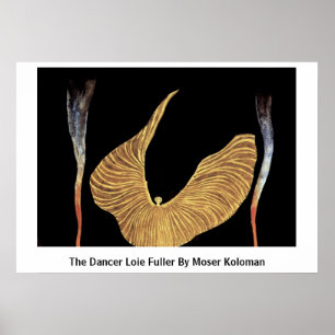 Póster O dançarino Loie mais completo por Moser Koloman