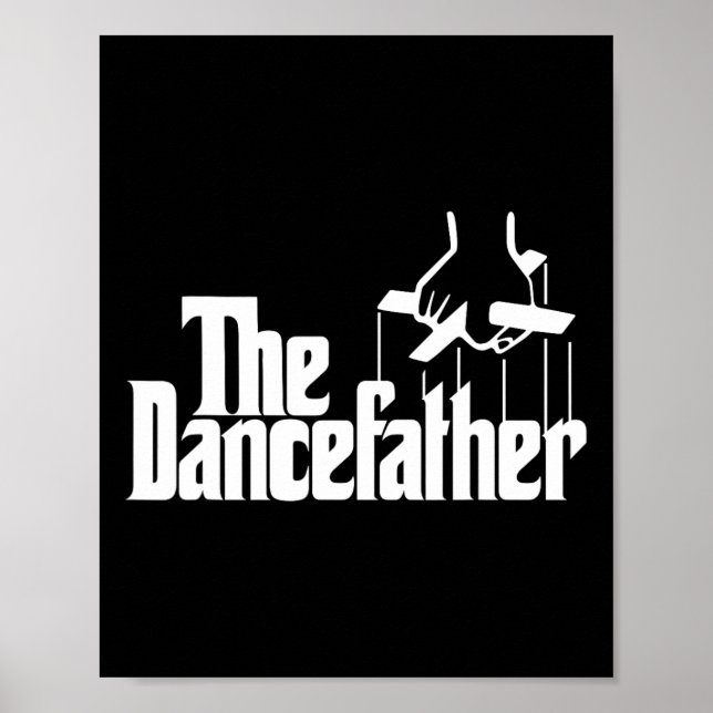 Poster O Dancedad Funny Dance Pai Dancer Dançando Gordura (Frente)
