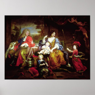 Póster O Dauphin grande com sua esposa