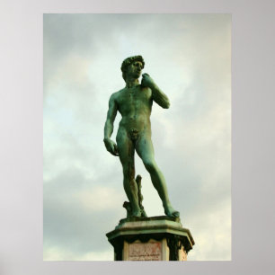 Póster O David 2 de Michelangelo