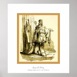 Póster O ~ de Jacques de Molay Knights Templar