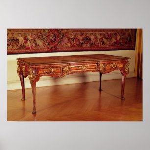 Póster O departamento plat, francês, Cressent, 1730