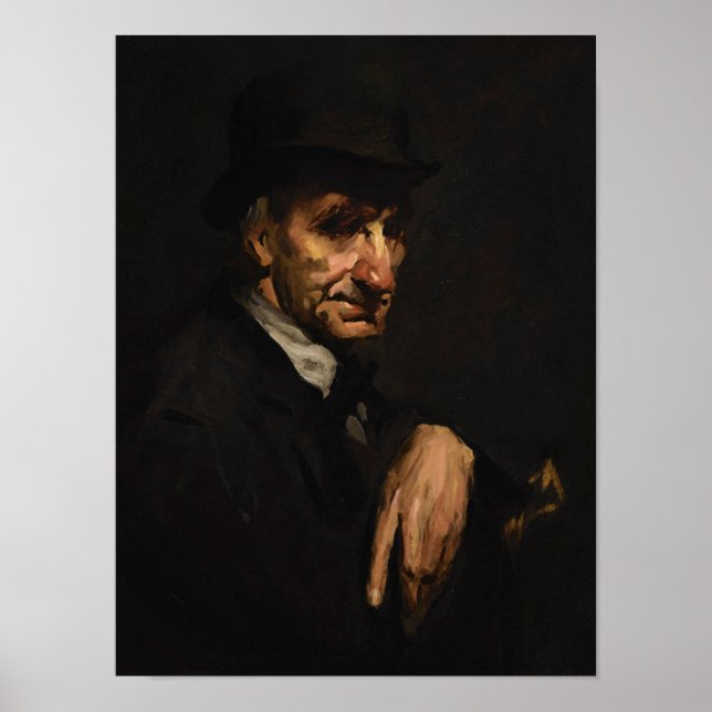 Poster O Derby Negro de George Bellows (1905) (Frente)