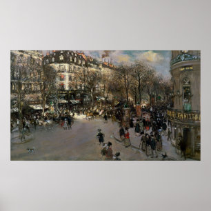 Póster O DES Italiens do bulevar, c.1900