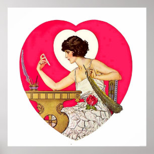 Poster O Desejo do Coração por C Coles Phillips