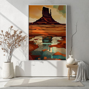 Poster O Deserto não foi enquadrado