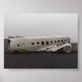 Poster O destroço do avião DC9