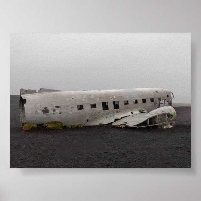 Poster O destroço do avião DC9 (Frente)