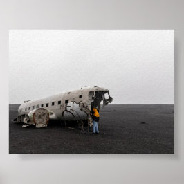 Poster O destroço do avião DC9